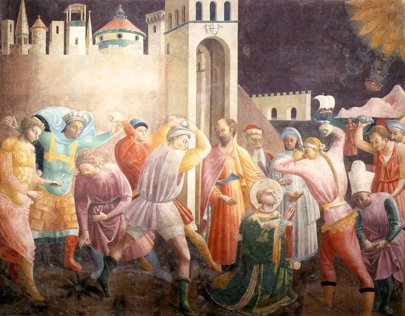 Lapidation d'Etienne - Paolo Uccello
