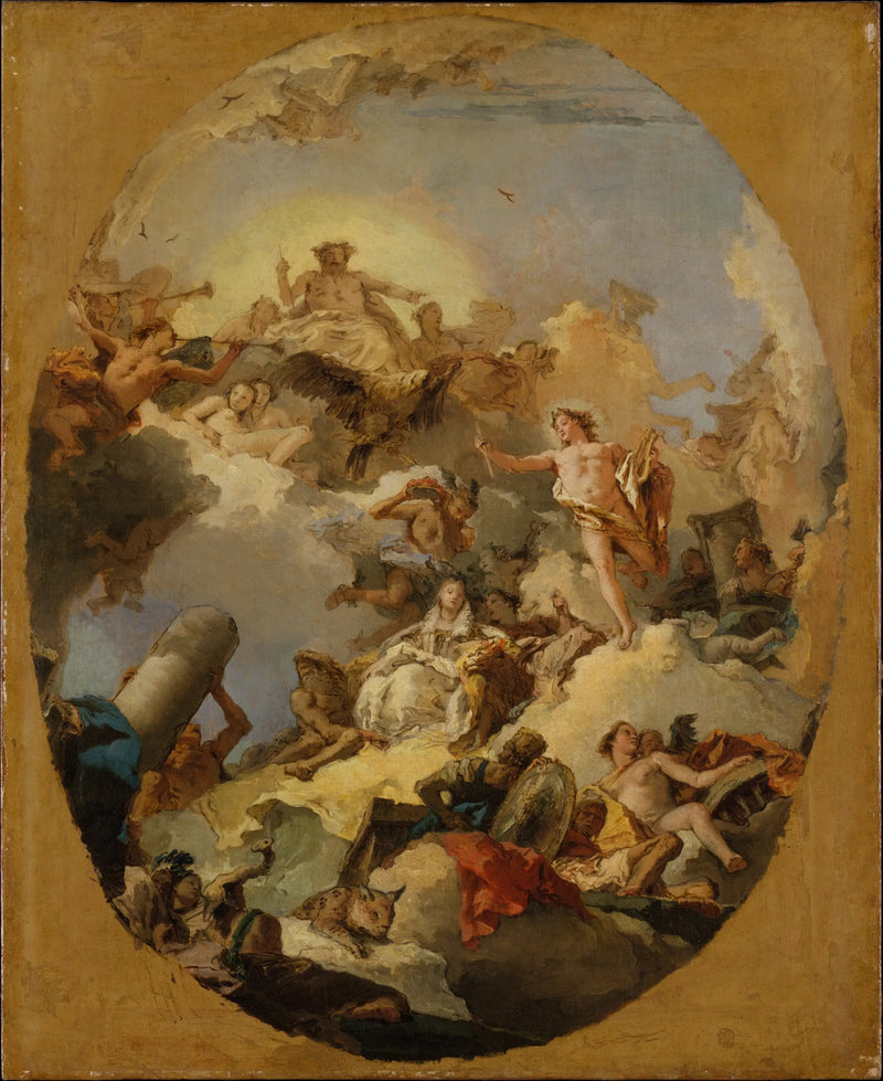 L'apothéose de la monarchie espagnole - Giovanni Battista Tiepolo