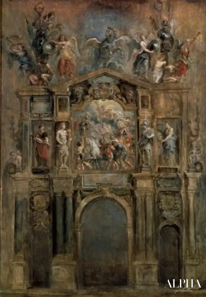 L'arc de Ferdinand - Peter Paul Rubens - Reproductions de tableaux et peintures haut de gamme