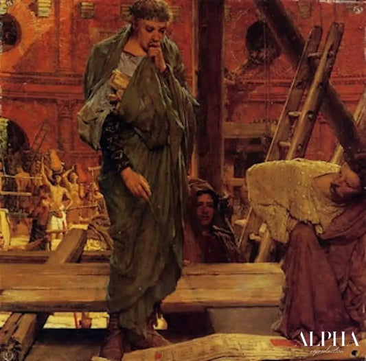 L’architecture dans la Rome antique - Lawrence Alma-Tadema Reproductions de tableaux à la peinture à l’huile