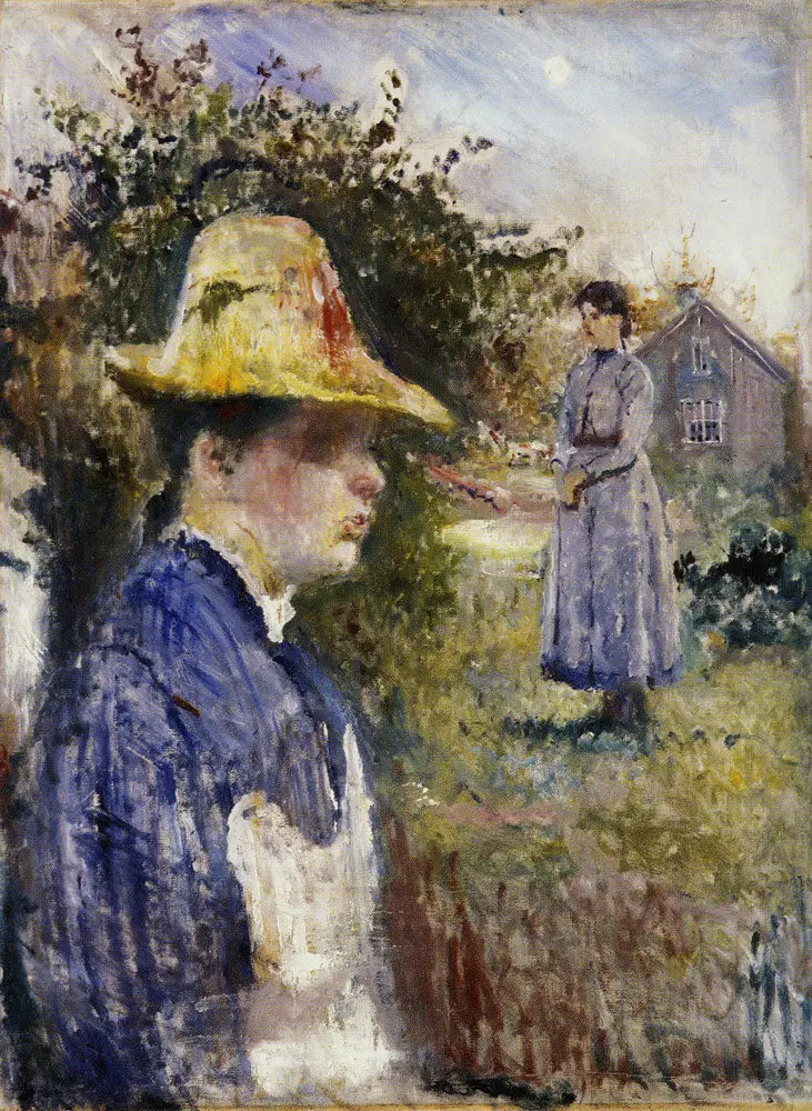 Laura et Inger au soleil d'été - Edvard Munch