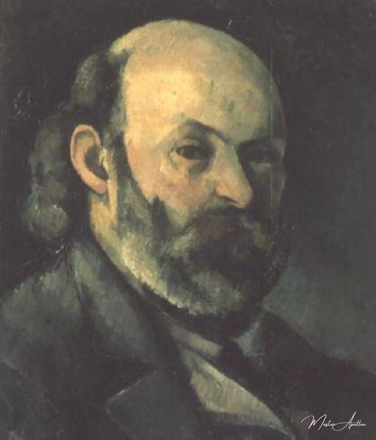 L'Auto-portrait 1880 - Paul Cézanne - Reproductions de tableaux et peintures haut de gamme