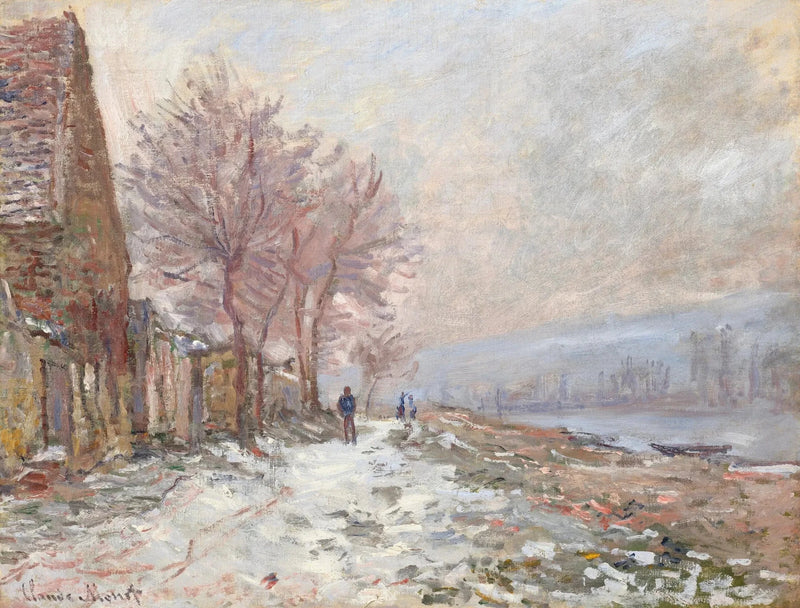 Lavacourt, l’hiver W514 – Claude Monet