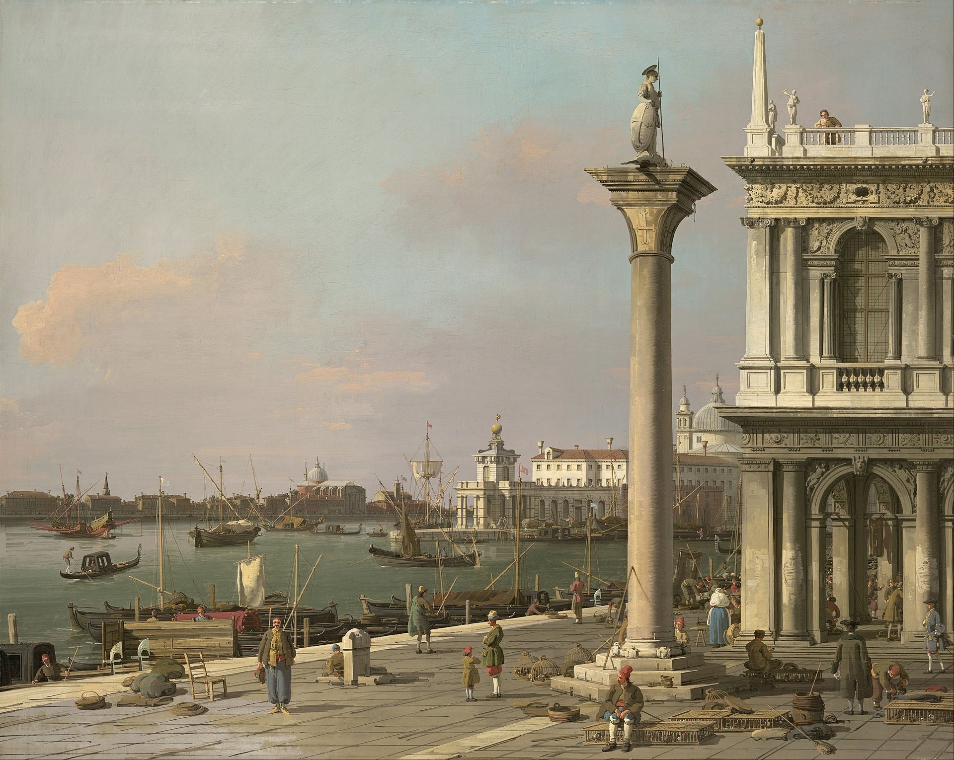 Le Bacino di San Marco depuis la Piazzetta - Canaletto