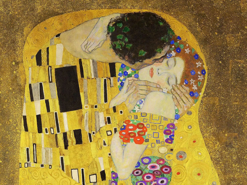 💋 Le Baiser – Gustav Klimt (Détail) (1907-1908)