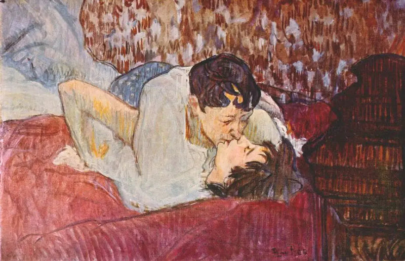 Le Baiser - Henri de Toulouse-Lautrec