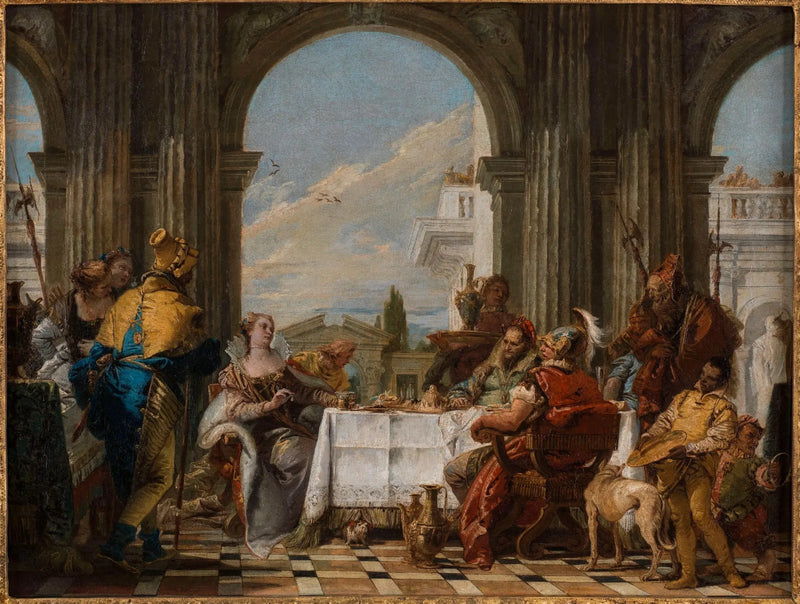 Le Banquet de Cléopâtre - Giovanni Battista Tiepolo