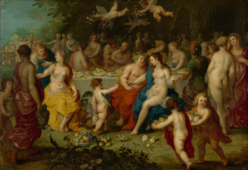 Le banquet de noces de Bacchus et Ariane - Jan Brueghel l'Ancien