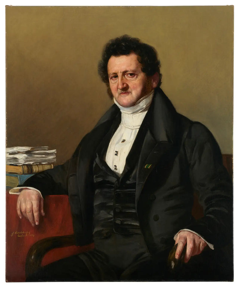 Le banquier David Seligmann, Freiherr von Eichthal - Franz Xaver Winterhalter