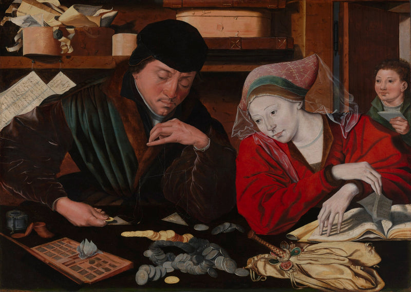 Le banquier et sa femme - Marinus van Reymerswale