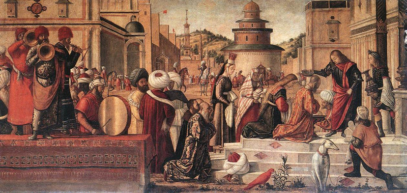 Le Baptême des Sélénites - Vittore Carpaccio