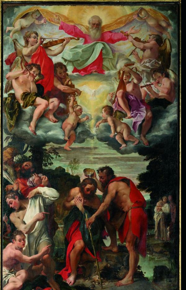 Le Baptème du Christ - Annibale Carracci