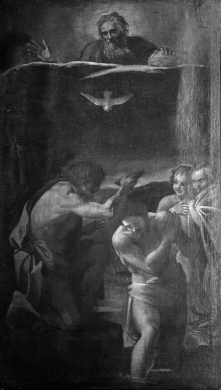 Le Baptême du Christ - Annibale Carracci - Alpha Reproduction