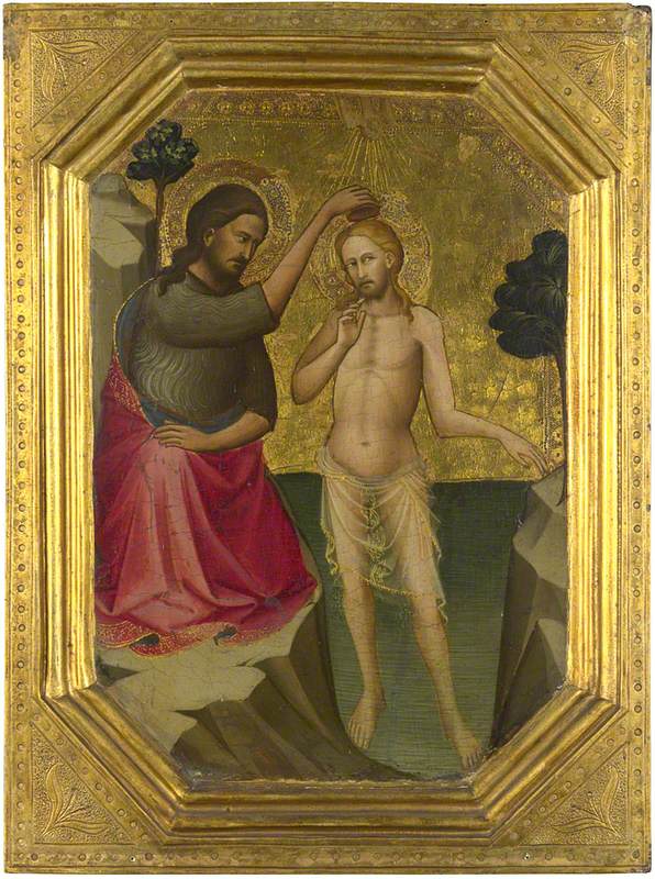 Le baptême du Christ - Lorenzo Monaco