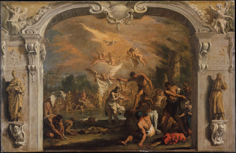 Le baptême du Christ - Sebastiano Ricci