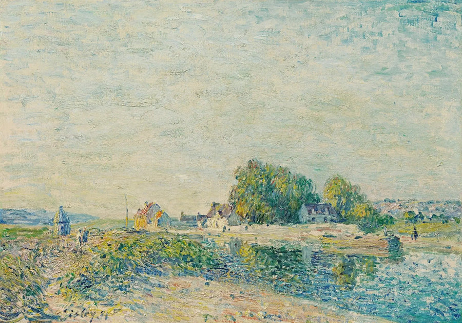 Le barrage du canal du Loing à Saint-Mammès - Alfred Sisley