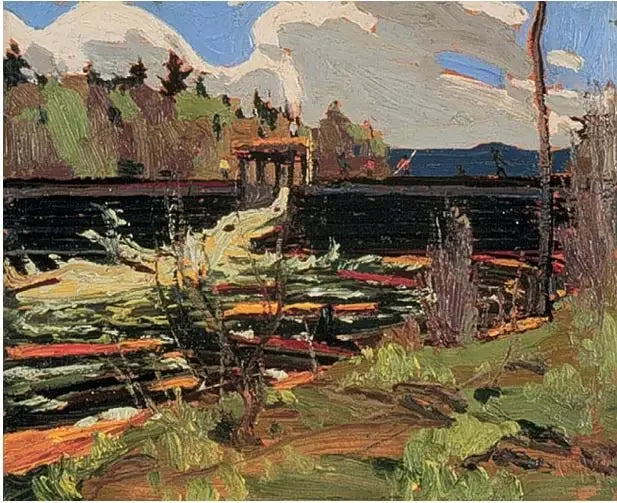 Le barrage du lac Tea - Tom Thomson