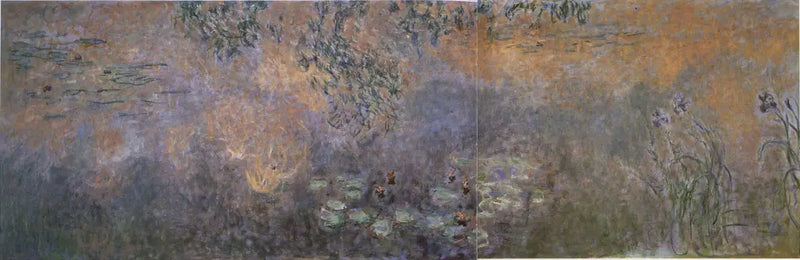 Le Bassin aux nymphéas avec iris - Claude Monet
