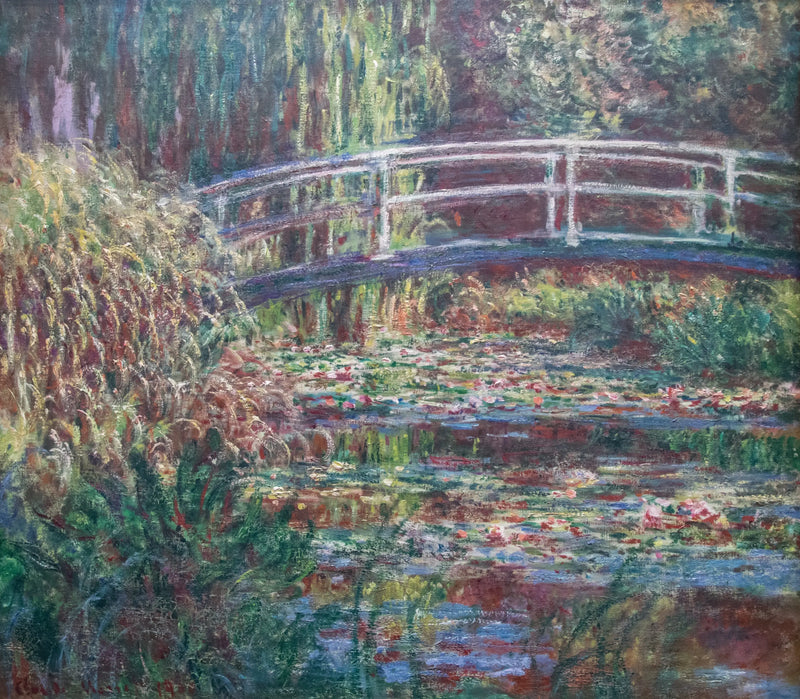 Le Bassin aux nymphéas, Harmonie rose - Claude Monet
