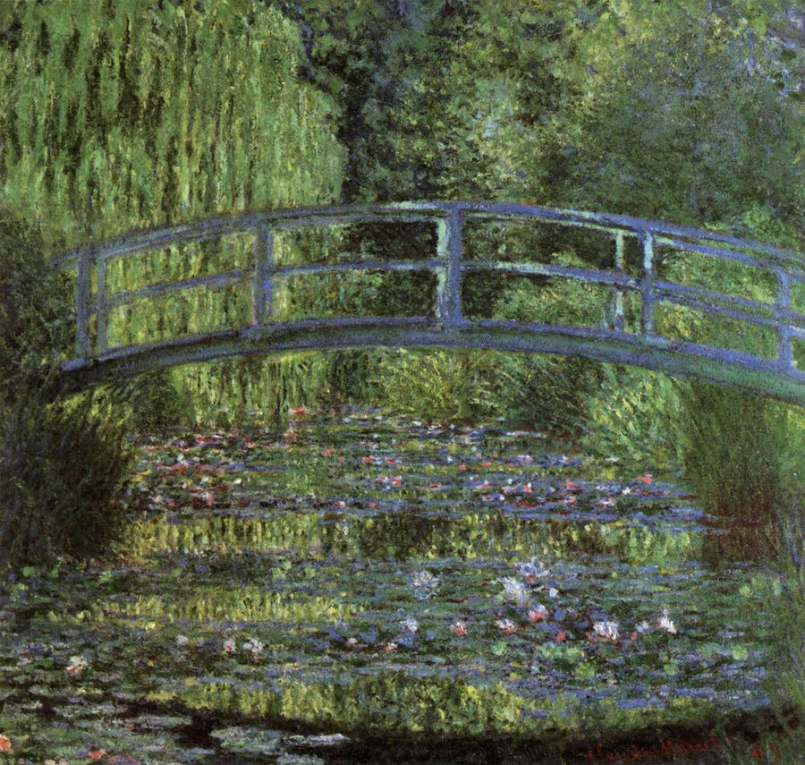 Le Bassin aux nymphéas, harmonie verte - Claude Monet