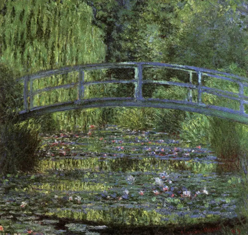 Le Bassin aux nymphéas, harmonie verte - Claude Monet