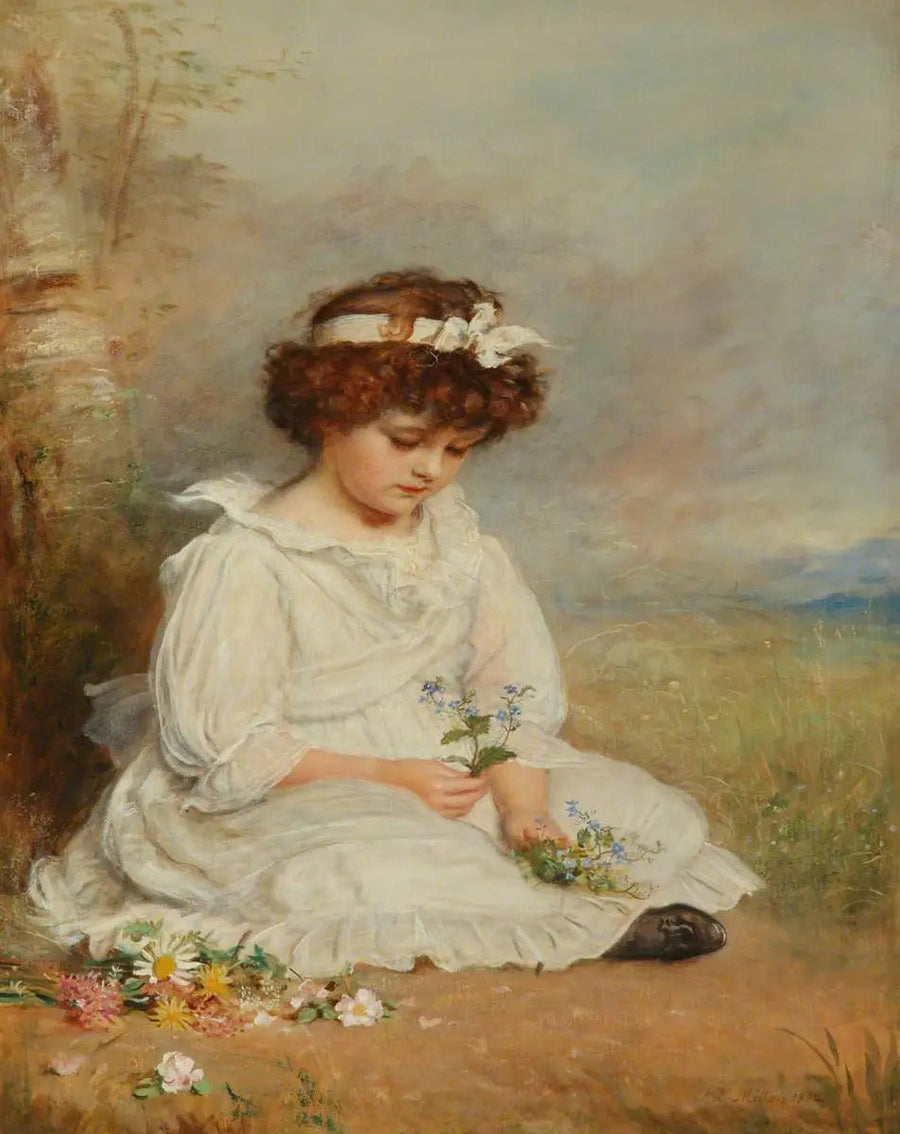Le bleu chéri de Little Speedwell - John Everett Millais