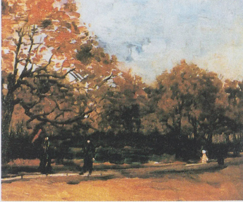 Le Bois de Boulogne avec des passants - Vincent van Gogh