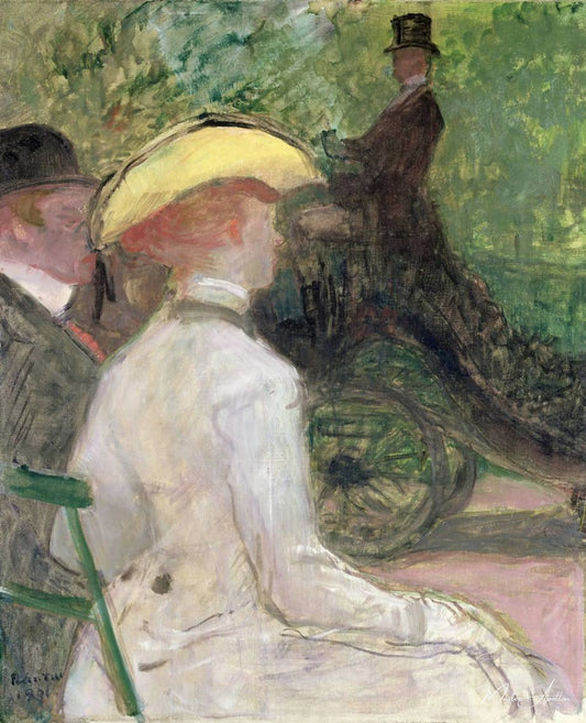 Le bois de Boulogne - Toulouse Lautrec - Reproductions de tableaux et peintures haut de gamme