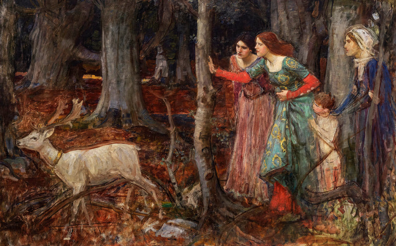 Le bois mystique - John William Waterhouse