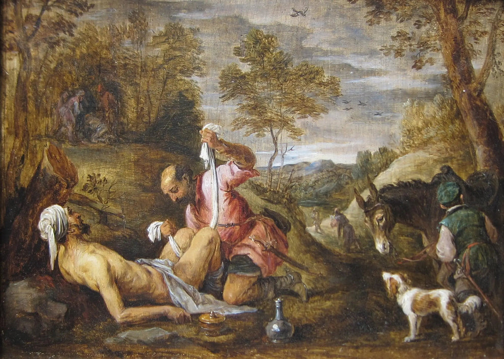 Le bon Samaritain - David Teniers le Jeune - Alpha Reproduction