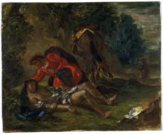 Le bon Samaritain - Eugène Delacroix