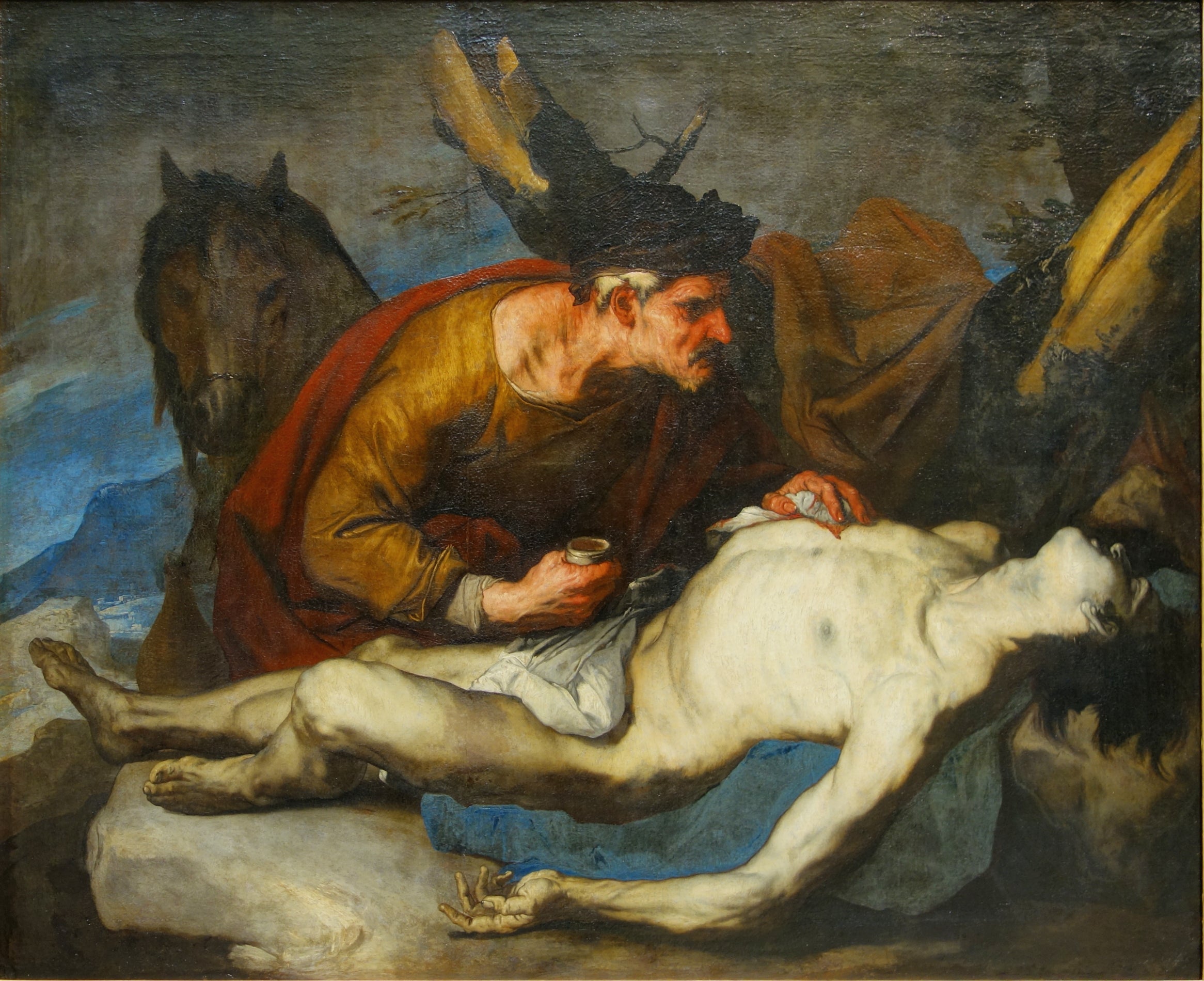 Le Bon Samaritain - Luca Giordano