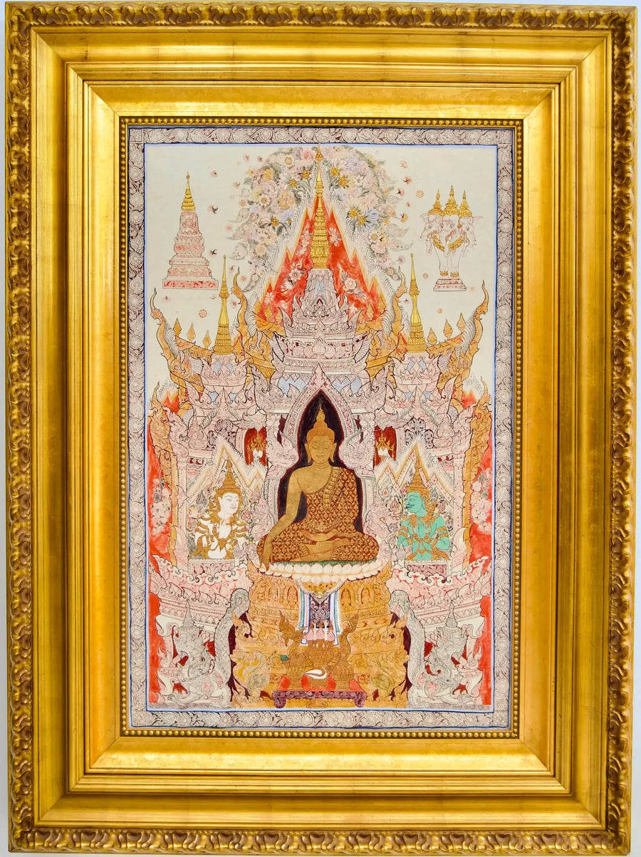 Le Bouddha Blanc | 70 x 105 cm