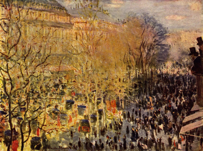 Le Boulevard des Capucines - Claude Monet