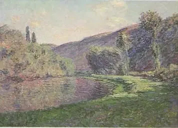 Le Bras de Jeufosse, effet de fin d'après-midi - Claude Monet