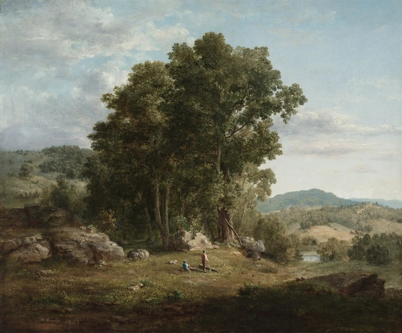 Le bûcheron - George Inness