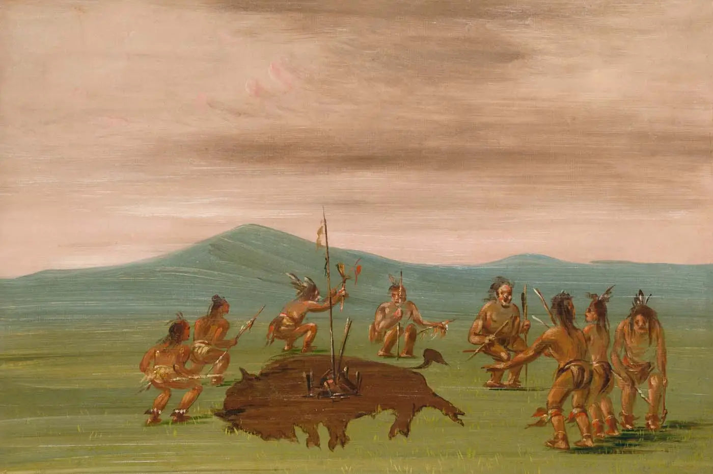 Le buffle médicinal des Sioux - George Catlin - Alpha Reproduction