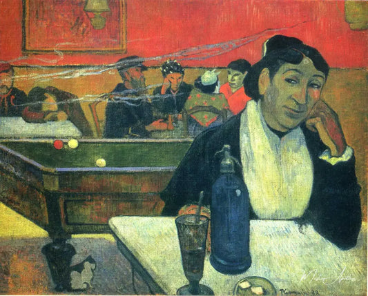 Le café de nuit à Arles - Paul Gauguin - Reproductions de tableaux et peintures haut de gamme