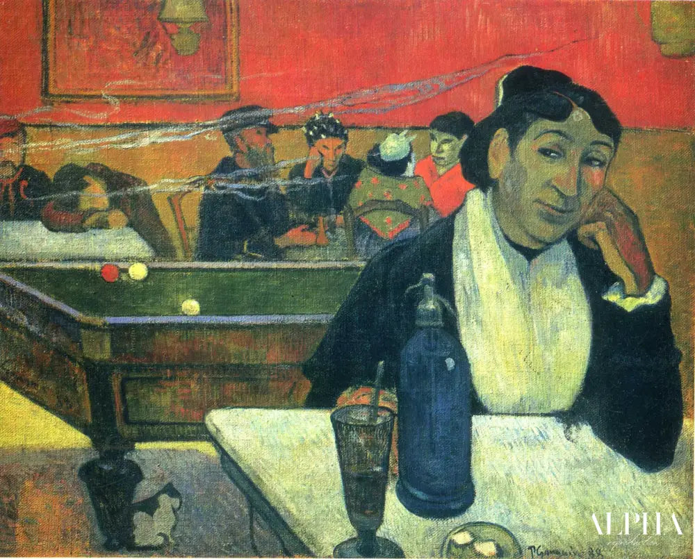 Le café de nuit à Arles - Paul Gauguin - Reproductions de tableaux et peintures haut de gamme