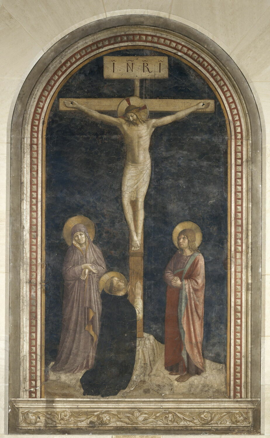Le Calvaire avec saint Dominique en prière - Fra Angelico