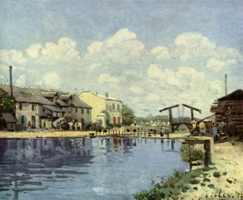 Le Canal Saint-Martin - Alfred Sisley