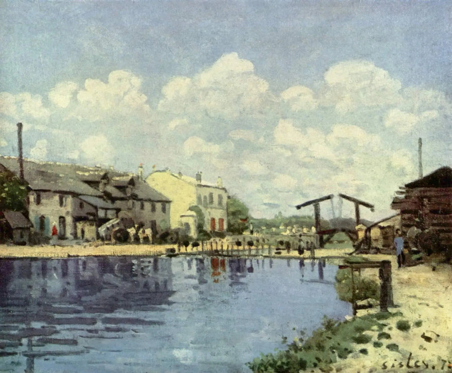 Le Canal Saint-Martin - Alfred Sisley