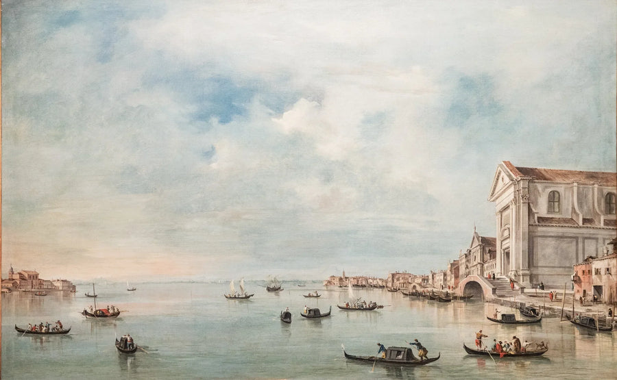 Le Canale della Giudecca avec vue sur les Zattere - Francesco Guardi