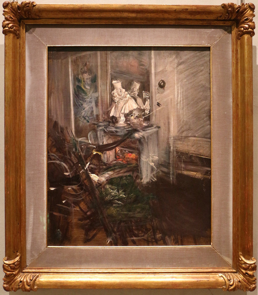 Le « Cardinal » du Bernin dans la chambre du peintre - Giovanni Boldini