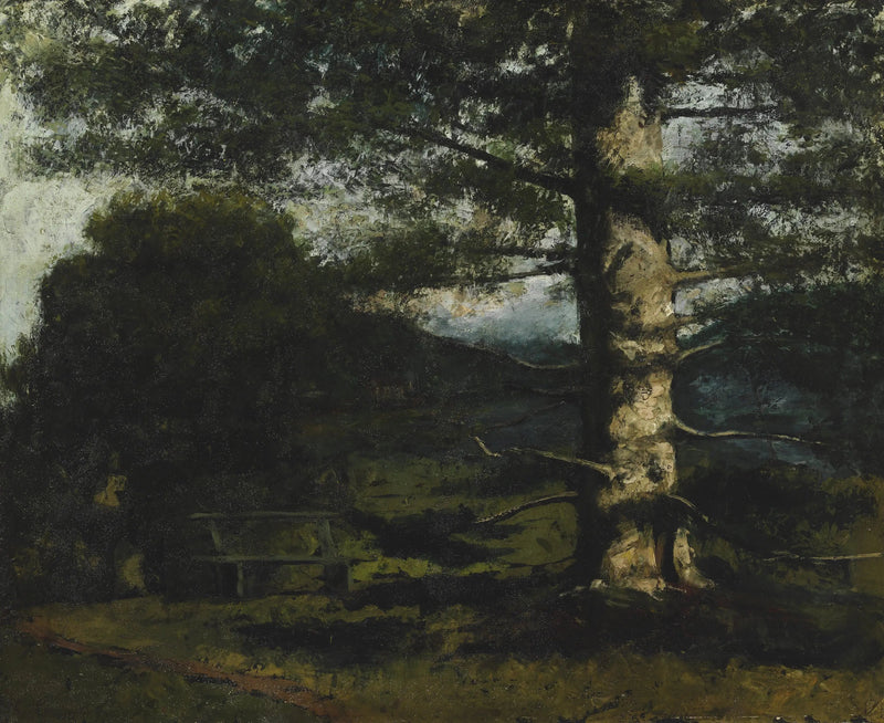 Le Cèdre d'Hauteville - Gustave Courbet