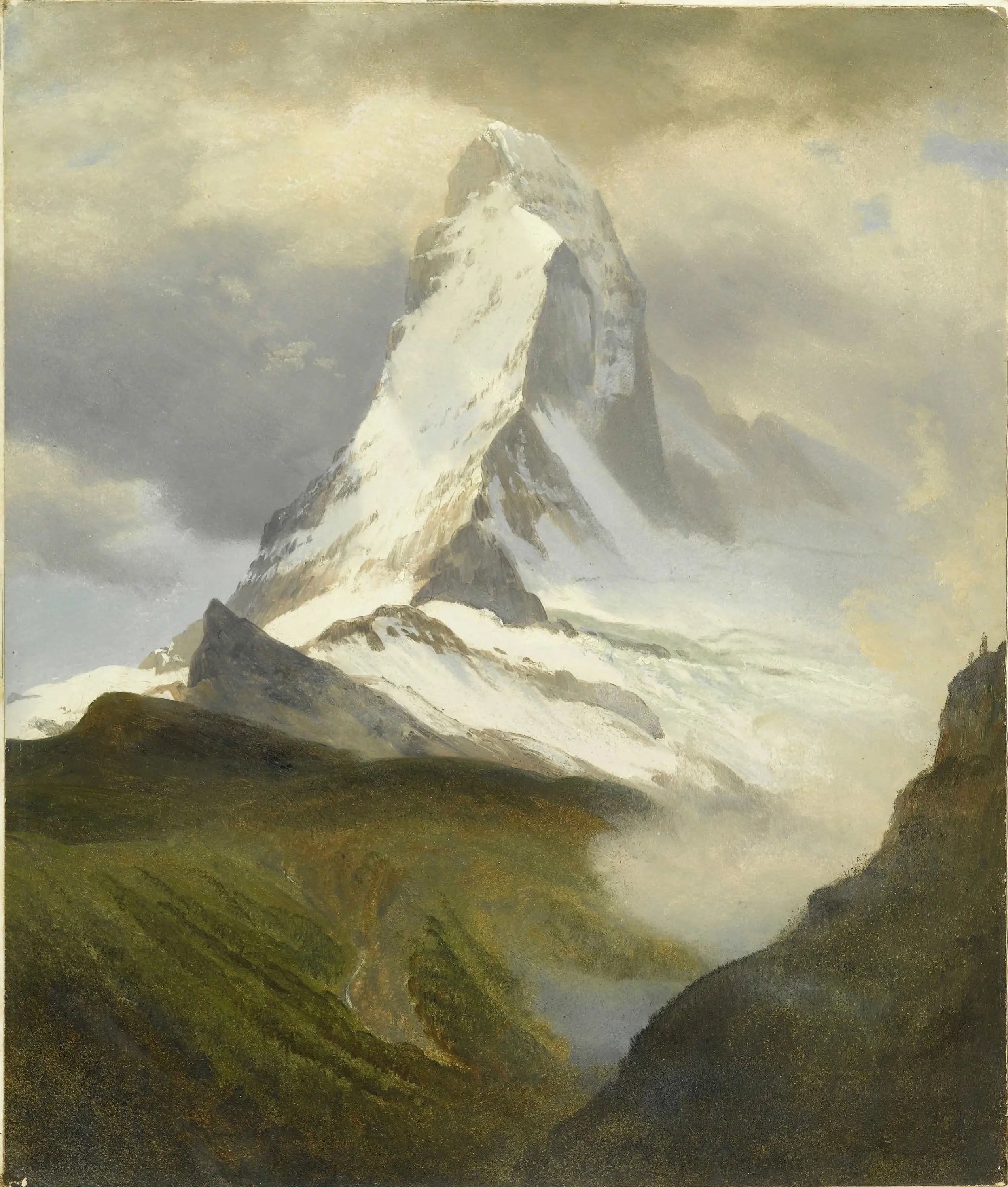 Le Cervin - Albert Bierstadt image 1 reproduction de peinture à l’huile