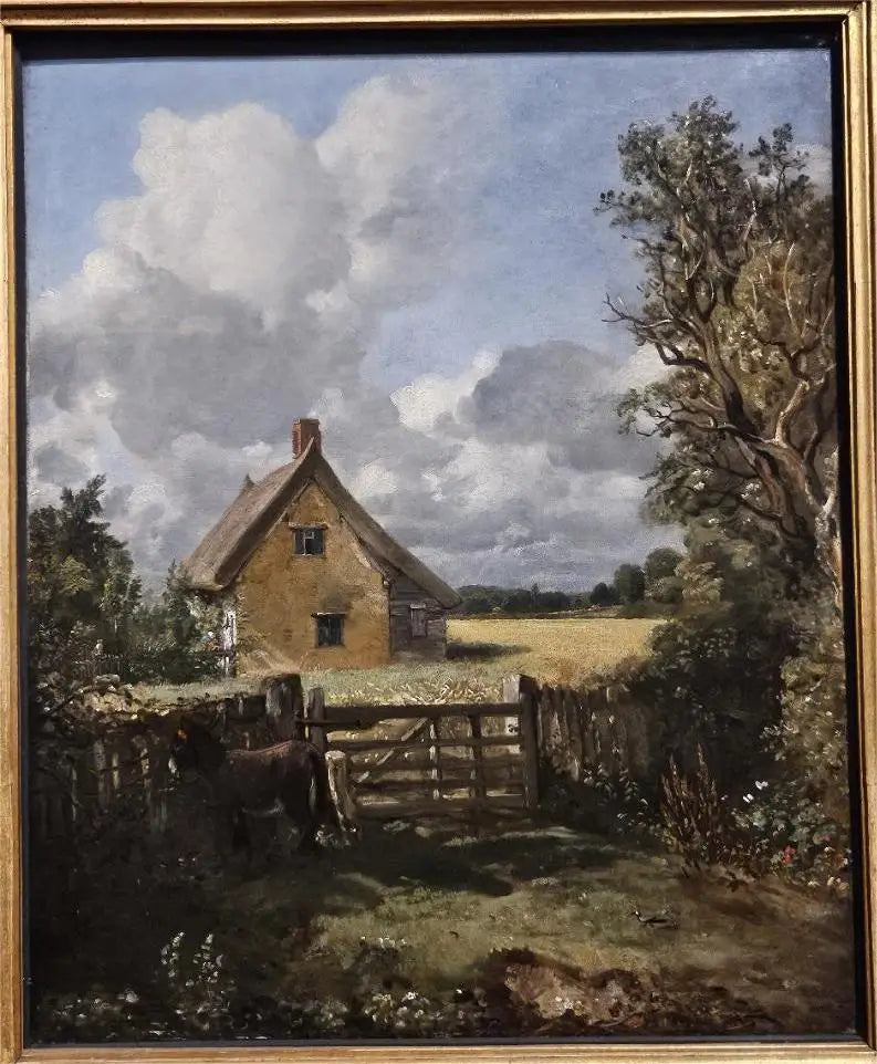 Le chalet dans un champ de maïs - John Constable
