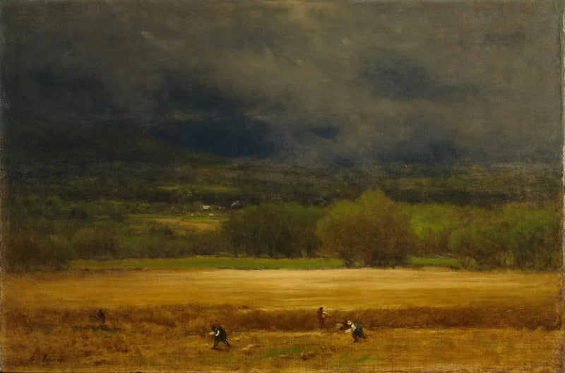 Le champ de blé - George Inness