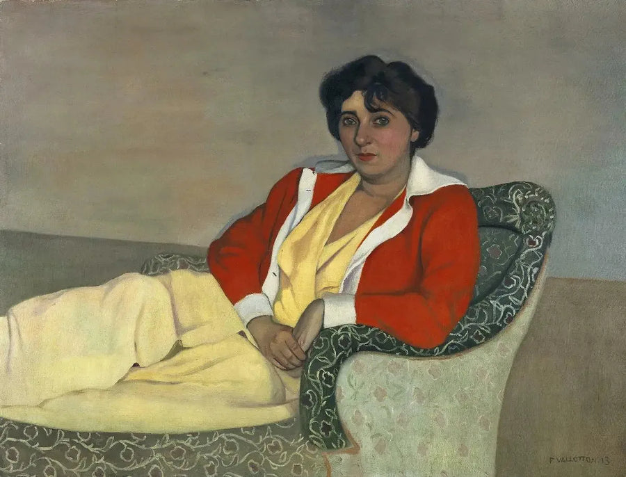Le chandail rouge - Félix Vallotton
