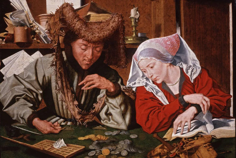 Le changeur de monnaie et sa femme - Marinus van Reymerswale